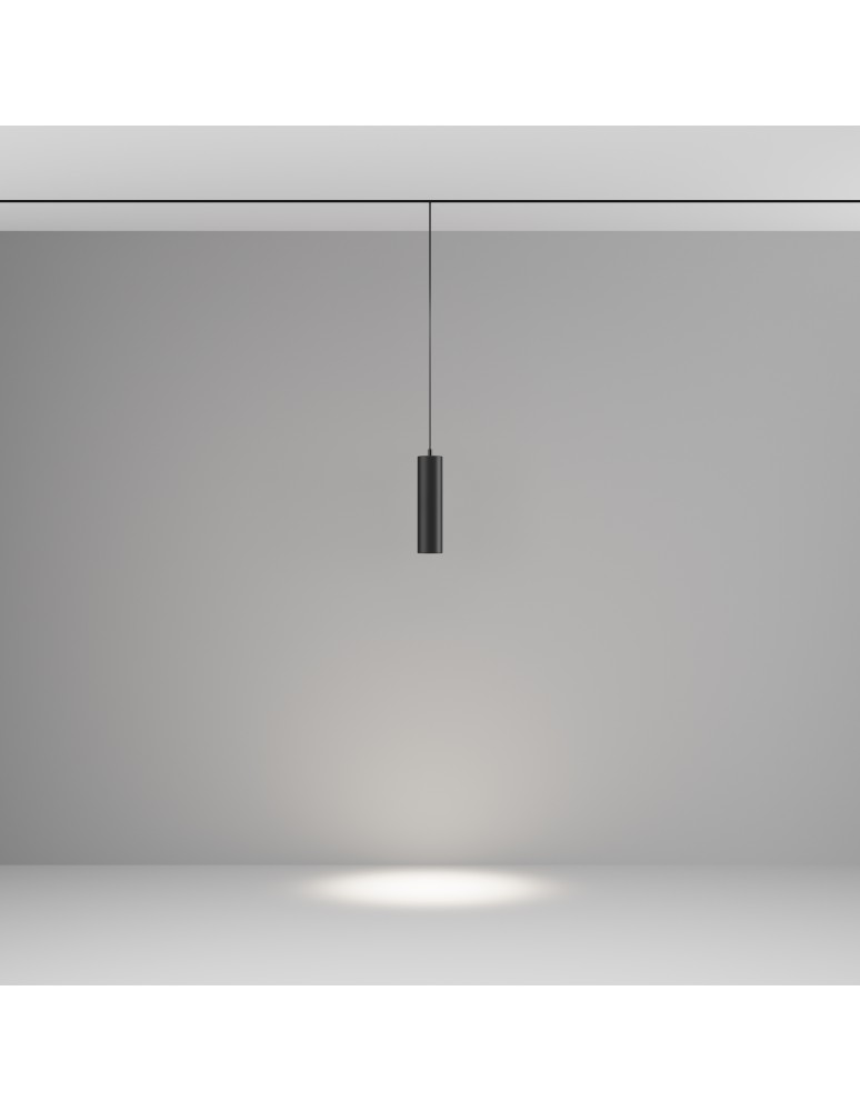 Maytoni Focus LED Lampa wisząca do szyny magnetycznej EXILITY LED 12W 900lm Black TR041-4-12W3K-M-DS-B Maytoni Focus LED Lampa wisząca do szyny magnetycznej EXILITY LED 12W 900lm Black TR041-4-12W3K-M-DS-B