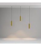 Maytoni Focus LED Lampa wisząca do szyny magnetycznej EXILITY LED 12W 1014lm Black and brass TR041-4-12W3K-M-DS-BBS Maytoni Focus LED Lampa wisząca do szyny magnetycznej EXILITY LED 12W 1014lm Black and brass TR041-4-12W3K-M-DS-BBS
