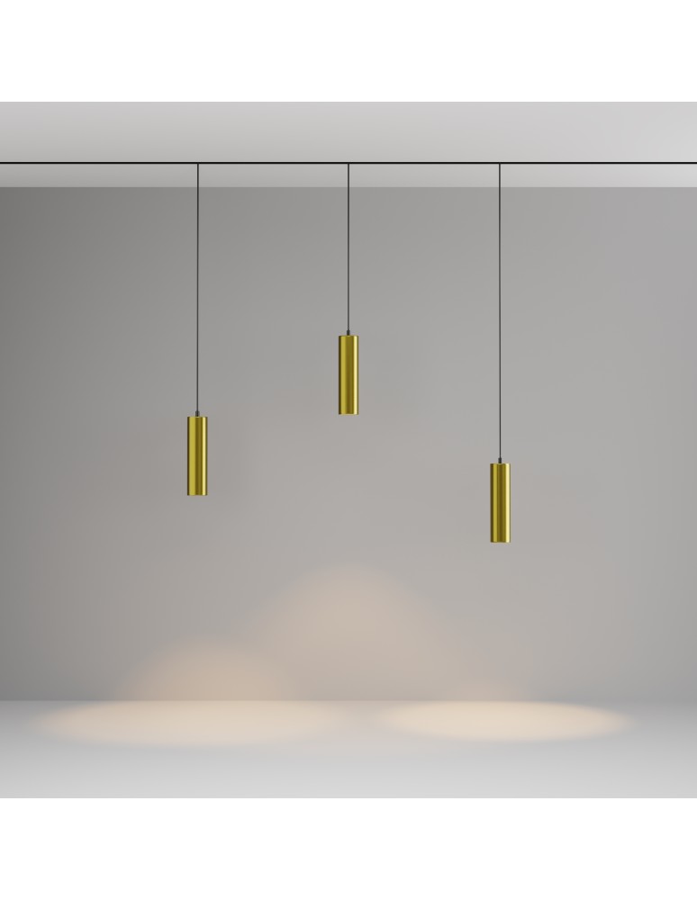 Maytoni Focus LED Lampa wisząca do szyny magnetycznej EXILITY LED 12W 1014lm Black and brass TR041-4-12W3K-M-DS-BBS Maytoni Focus LED Lampa wisząca do szyny magnetycznej EXILITY LED 12W 1014lm Black and brass TR041-4-12W3K-M-DS-BBS