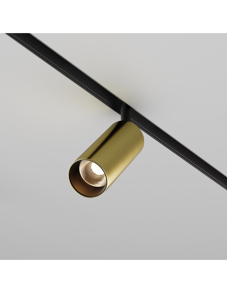 Maytoni Focus LED Lampa do Szyny Magnetycznej EXILITY LED 12W 944lm Black and brass TR032-4-12W3K-M-DS-BBS Maytoni Focus LED Lampa do Szyny Magnetycznej EXILITY LED 12W 944lm Black and brass TR032-4-12W3K-M-DS-BBS