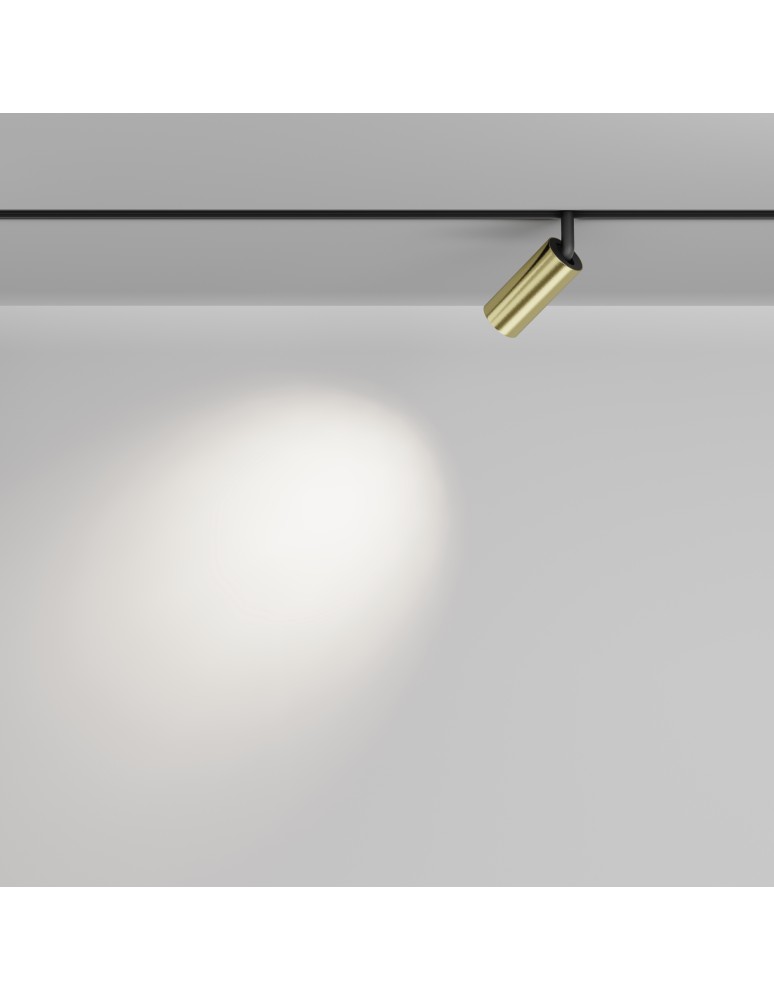 Maytoni Focus LED Lampa do Szyny Magnetycznej EXILITY LED 5W 376lm Black and brass TR032-4-5W3K-M-DS-BBS Maytoni Focus LED Lampa do Szyny Magnetycznej EXILITY LED 5W 376lm Black and brass TR032-4-5W3K-M-DS-BBS