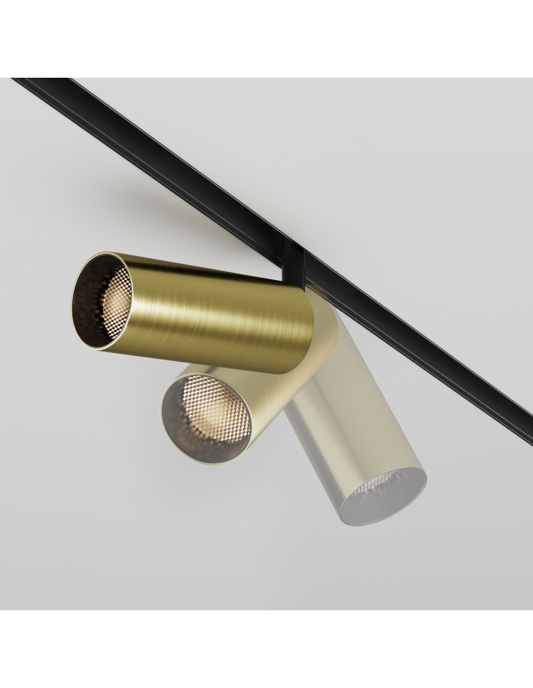 Maytoni Focus LED Lampa do Szyny Magnetycznej EXILITY LED 12W 904lm 3000K Black and brass TR032-2-12W3K-M-BBS Maytoni Focus LED Lampa do Szyny Magnetycznej EXILITY LED 12W 904lm 3000K Black and brass TR032-2-12W3K-M-BBS