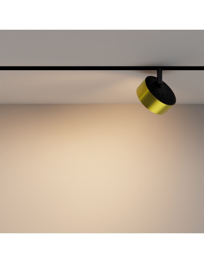 Maytoni Rado Lampa do Szyny Magnetycznej EXILITY LED 18W 1205lm 3000K Black and brass TR040-2-18W3K-BBS Maytoni Rado Lampa do Szyny Magnetycznej EXILITY LED 18W 1205lm 3000K Black and brass TR040-2-18W3K-BBS