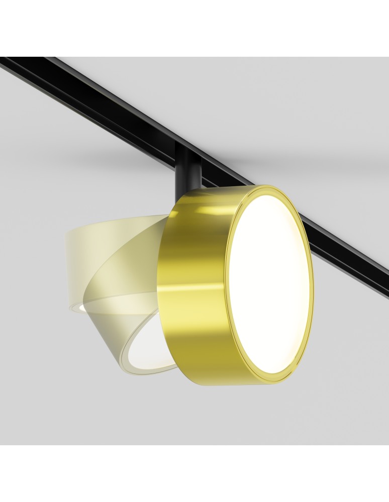 Maytoni Rado Lampa do Szyny Magnetycznej EXILITY LED 18W 994lm Black and brass TR040-4-18W3K-DS-BBS Maytoni Rado Lampa do Szyny Magnetycznej EXILITY LED 18W 994lm Black and brass TR040-4-18W3K-DS-BBS