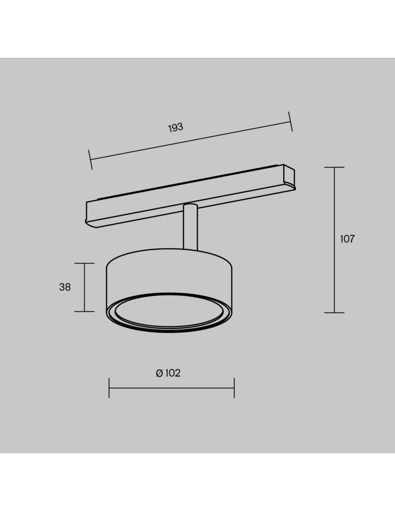 Maytoni Rado Lampa do Szyny Magnetycznej EXILITY LED 18W 994lm Black and brass TR040-4-18W3K-DS-BBS Maytoni Rado Lampa do Szyny Magnetycznej EXILITY LED 18W 994lm Black and brass TR040-4-18W3K-DS-BBS