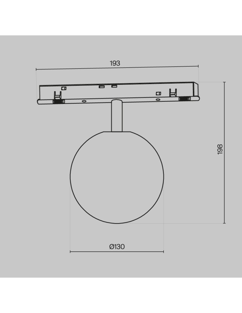 Maytoni Luna Lampa do Szyny Magnetycznej EXILITY LED 5W 340lm Biały TR038-4-5W3K-WW-DS-W-1 Maytoni Luna Lampa do Szyny Magnetycznej EXILITY LED 5W 340lm Biały TR038-4-5W3K-WW-DS-W-1