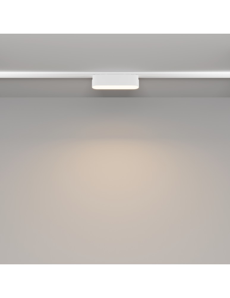 Maytoni Basis Lampa do Szyny Magnetycznej RADITY LED 6W 450lm 3000K Biały TR080-1-6W3K-W Maytoni Basis Lampa do Szyny Magnetycznej RADITY LED 6W 450lm 3000K Biały TR080-1-6W3K-W