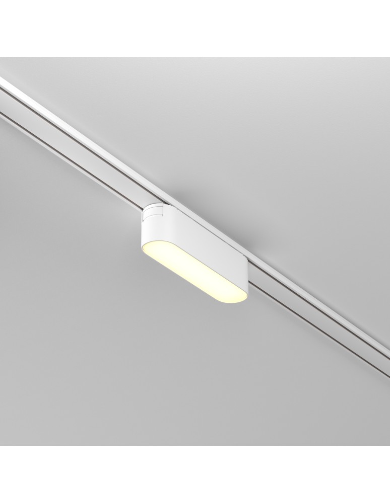 Maytoni Basis Lampa do Szyny Magnetycznej RADITY LED 6W 450lm 3000K Biały TR080-1-6W3K-W Maytoni Basis Lampa do Szyny Magnetycznej RADITY LED 6W 450lm 3000K Biały TR080-1-6W3K-W
