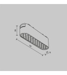 Lampy do szyn magnetycznych - Maytoni Basis Grid Lampa do Szyny Magnetycznej RADITY LED 6W 90lm 3000K Biały TR084-1-6W3K-W - product 6