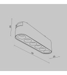 Maytoni Points Lampa do Szyny Magnetycznej RADITY LED 6W 600lm 3000K Black TR082-1-6W3K-M-B Maytoni Points Lampa do Szyny Magnetycznej RADITY LED 6W 600lm 3000K Black TR082-1-6W3K-M-B