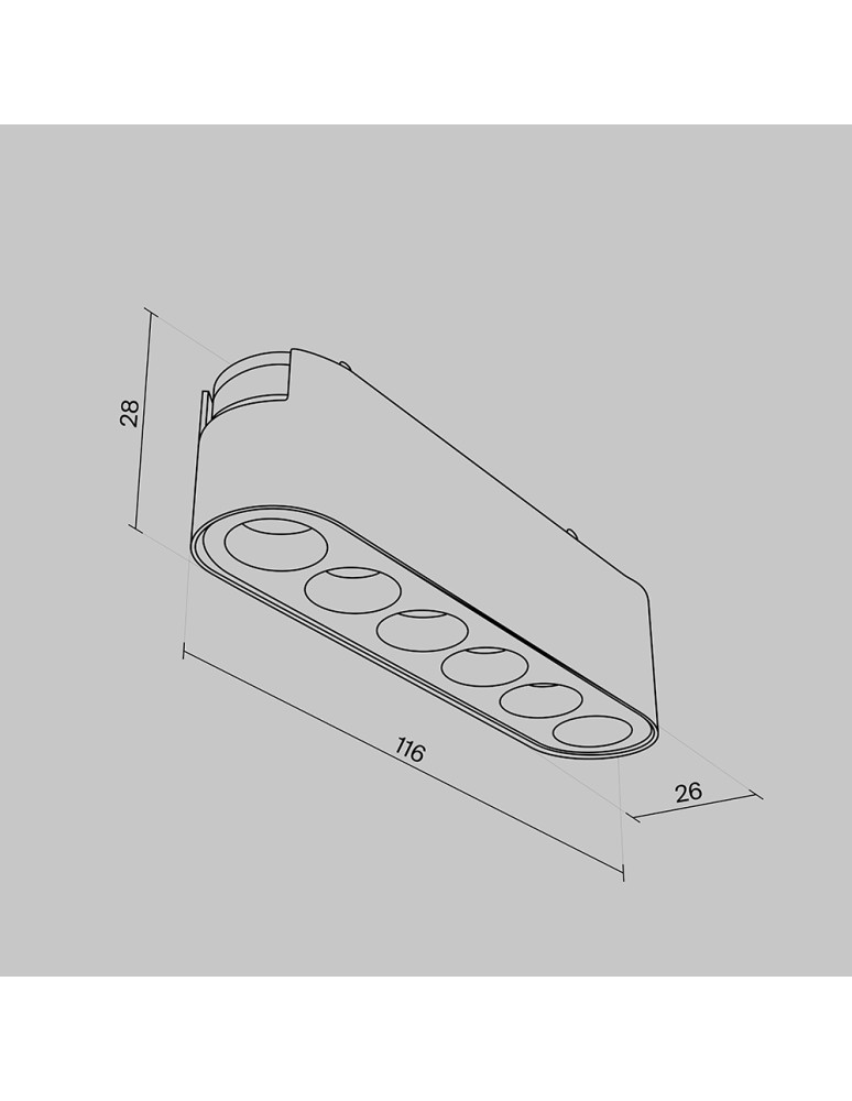 Maytoni Points Lampa do Szyny Magnetycznej RADITY LED 6W 700lm 4000K Black TR082-1-6W4K-M-B Maytoni Points Lampa do Szyny Magnetycznej RADITY LED 6W 700lm 4000K Black TR082-1-6W4K-M-B