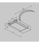 Akcesoria do szynoprzewodów magnetycznych - Maytoni Akcesoria do Szyn Radity Natynkowych Biały TRA084B-11W - product 4