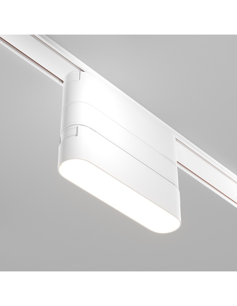 Akcesoria do szynoprzewodów magnetycznych - Maytoni Akcesoria do Szyn Radity Adaptor Wychylny Biały TRA084FC-11SW - product kolory-swiatla.pl 3