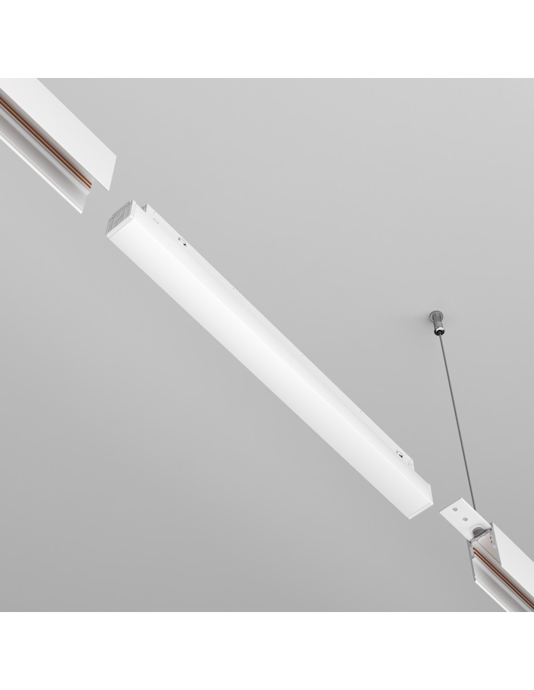 Akcesoria do szynoprzewodów magnetycznych - Maytoni Zasilacz Systemu EXILITY 48V 200W IP54 Biały TRX034DR4-200W-1 - product kolory-swiatla.pl 3
