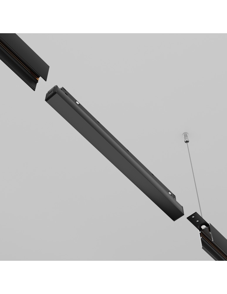 Akcesoria do szynoprzewodów magnetycznych - Maytoni Zasilacz Systemu EXILITY 48V 200W 200W IP54 Black TRX034DR4-200B-1 - product kolory-swiatla.pl 3