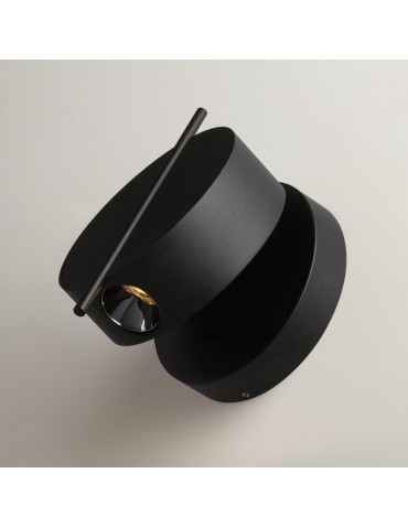 Maytoni Nuance Kinkiet/Ścienna LED 4W 200lm 3000K Czarny MOD180WL-L4B3K1