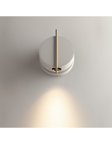 Maytoni Nuance Kinkiet/Ścienna LED 4W 200lm 3000K Biały, Mosiądz MOD180WL-L4W3K - produkt 2