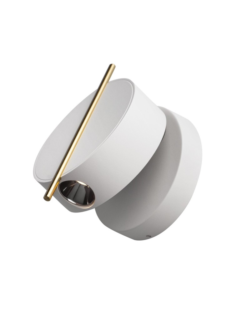 Maytoni Nuance Kinkiet/Ścienna LED 4W 200lm 3000K Biały, Mosiądz MOD180WL-L4W3K