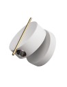 Maytoni Nuance Kinkiet/Ścienna LED 4W 200lm 3000K Biały, Mosiądz MOD180WL-L4W3K