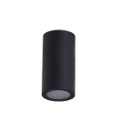 Lampy zewnętrzne sufitowe - Azzardo ROTOR IP65 BK Czarny Mat/Mrożone Szkło 1xE27 Zewnętrzna Sufitowa AZ6075 - product 1