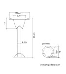 SU-MA Bianca 1083-66 IP65 E27 max 10W, 230 V SU-MA Bianca 1083-66 IP65 E27 max 10W, 230 V