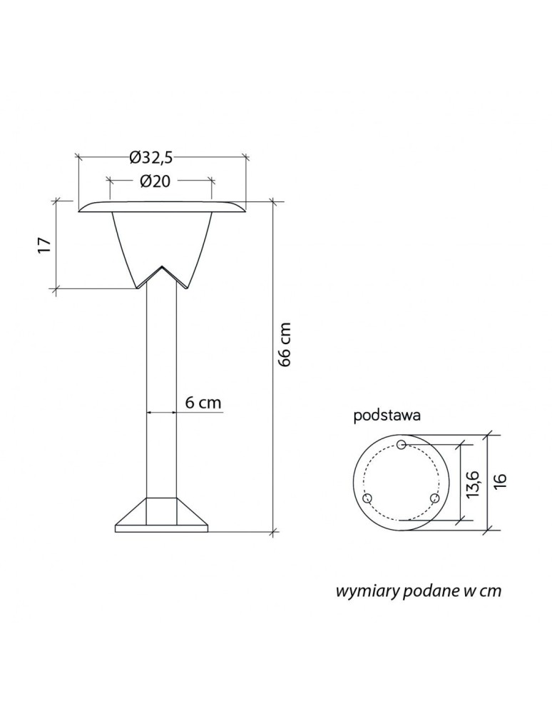 SU-MA Bianca 1083-66 IP65 E27 max 10W, 230 V SU-MA Bianca 1083-66 IP65 E27 max 10W, 230 V