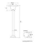 SU-MA Bianca 1083-116 IP65 E27 max 10W, 230 V SU-MA Bianca 1083-116 IP65 E27 max 10W, 230 V