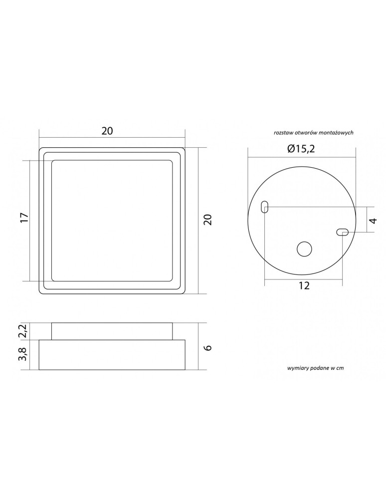SU-MA Beni BN-KW200 IP65 LED 18W, 230V SU-MA Beni BN-KW200 IP65 LED 18W, 230V