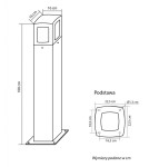 SU-MA Tales TL-1000 IP65 E27 max 100W, 230 V SU-MA Tales TL-1000 IP65 E27 max 100W, 230 V