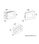 SU-MA Mur Glass MG01 IP65 LED, 2,5W, 230V SU-MA Mur Glass MG01 IP65 LED, 2,5W, 230V