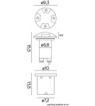 SU-MA Pabla 2725 E IP67 GU10 1 x max 35 W, 230 V SU-MA Pabla 2725 E IP67 GU10 1 x max 35 W, 230 V