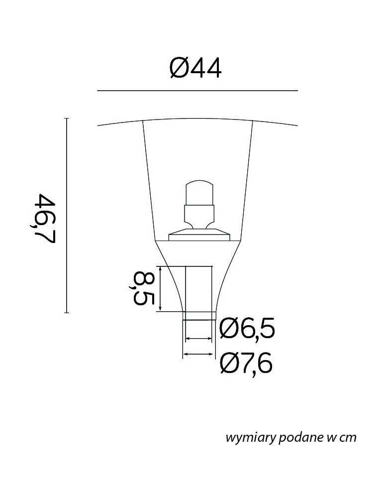 SU-MA Metis MTS-HEAD IP65 E27 max 100W, 230W SU-MA Metis MTS-HEAD IP65 E27 max 100W, 230W