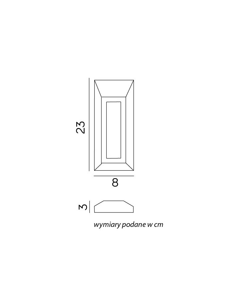 SU-MA Mur PC 2502B IP65 LED, 1,5W, 230V SU-MA Mur PC 2502B IP65 LED, 1,5W, 230V