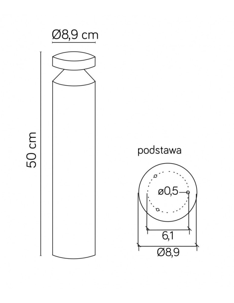SU-MA Delta DL-500 IP44 14 x SMD LED, 6W, 230V SU-MA Delta DL-500 IP44 14 x SMD LED, 6W, 230V