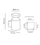 SU-MA Delta DL-K100 IP44 14 x SMD LED, 6W, 230V SU-MA Delta DL-K100 IP44 14 x SMD LED, 6W, 230V