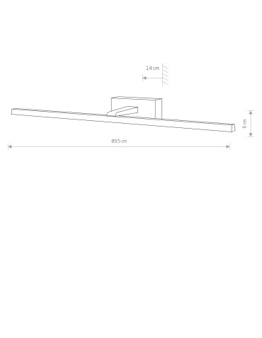 Nowodvorski VAN GOGH LED L   Lampy ścienne   Kinkiet  Max moc 18W LED 3000K Biały 10290 - produkt 2
