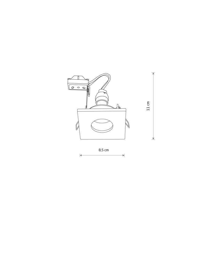 Nowodvorski BAHIA Downlights Podtynkowa Max moc 15W only LED GU10 Mosiądz 10712 Nowodvorski BAHIA Downlights Podtynkowa Max moc 15W only LED GU10 Mosiądz 10712