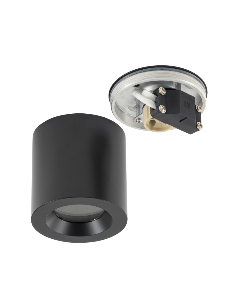 Nowodvorski CEARA   Natynkowe Max moc 15W only LED GU10 IP44 Czarny 10714