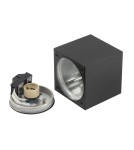 Oprawy sufitowe hermetyczne - Nowodvorski PARANA   Natynkowe Max moc 15W only LED GU10 IP44 Czarny 10718 - product 6