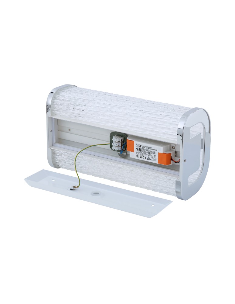 Nowodvorski PALMAS LED Lampy ścienne Kinkiet Max moc 15W LED 4000K Chrom 10729 Nowodvorski PALMAS LED Lampy ścienne Kinkiet Max moc 15W LED 4000K Chrom 10729