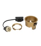Lampy podtynkowe okrągłe - Nowodvorski CUP   Podtynkowa Max moc 10W only LED GU10  Satynowy złoty 10791 - product 6