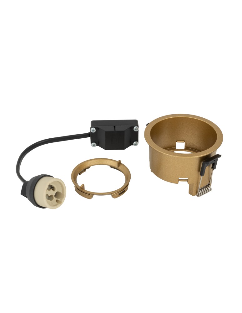 Nowodvorski CUP   Podtynkowa Max moc 10W only LED GU10  Satynowy złoty 10791