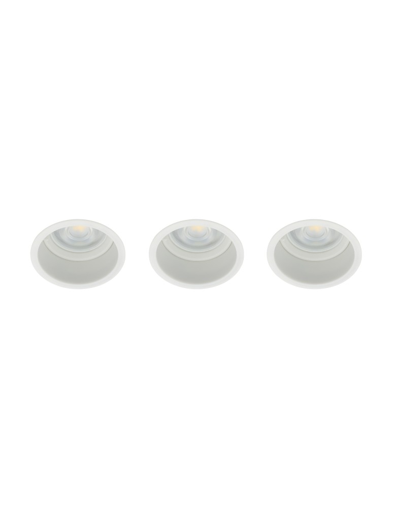 Nowodvorski CUP 3 PC SET Downlights Podtynkowa Max moc 10W only LED GU10 Biały 10793 Nowodvorski CUP 3 PC SET Downlights Podtynkowa Max moc 10W only LED GU10 Biały 10793