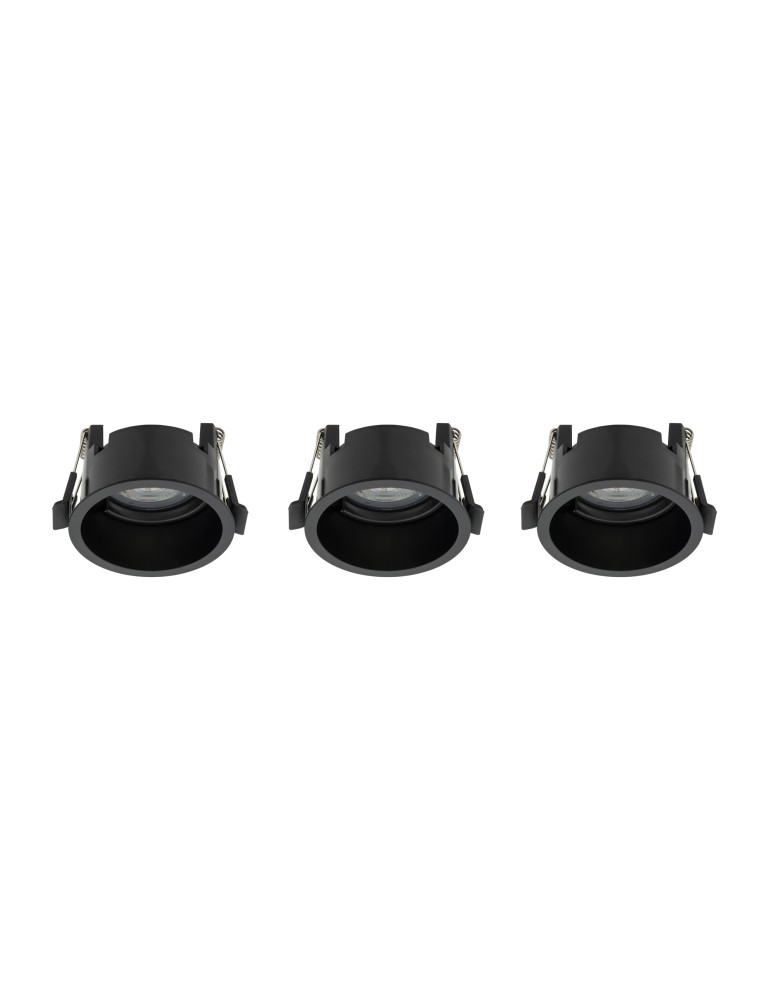 Nowodvorski CUP 3 PC SET Downlights Podtynkowa Max moc 10W only LED GU10 Czarny 10794 Nowodvorski CUP 3 PC SET Downlights Podtynkowa Max moc 10W only LED GU10 Czarny 10794