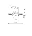 Nowodvorski MONO SLIDE TRIMLESS Downlights Podtynkowa Max moc 10W only LED GU10 Biały 10802 Nowodvorski MONO SLIDE TRIMLESS Downlights Podtynkowa Max moc 10W only LED GU10 Biały 10802
