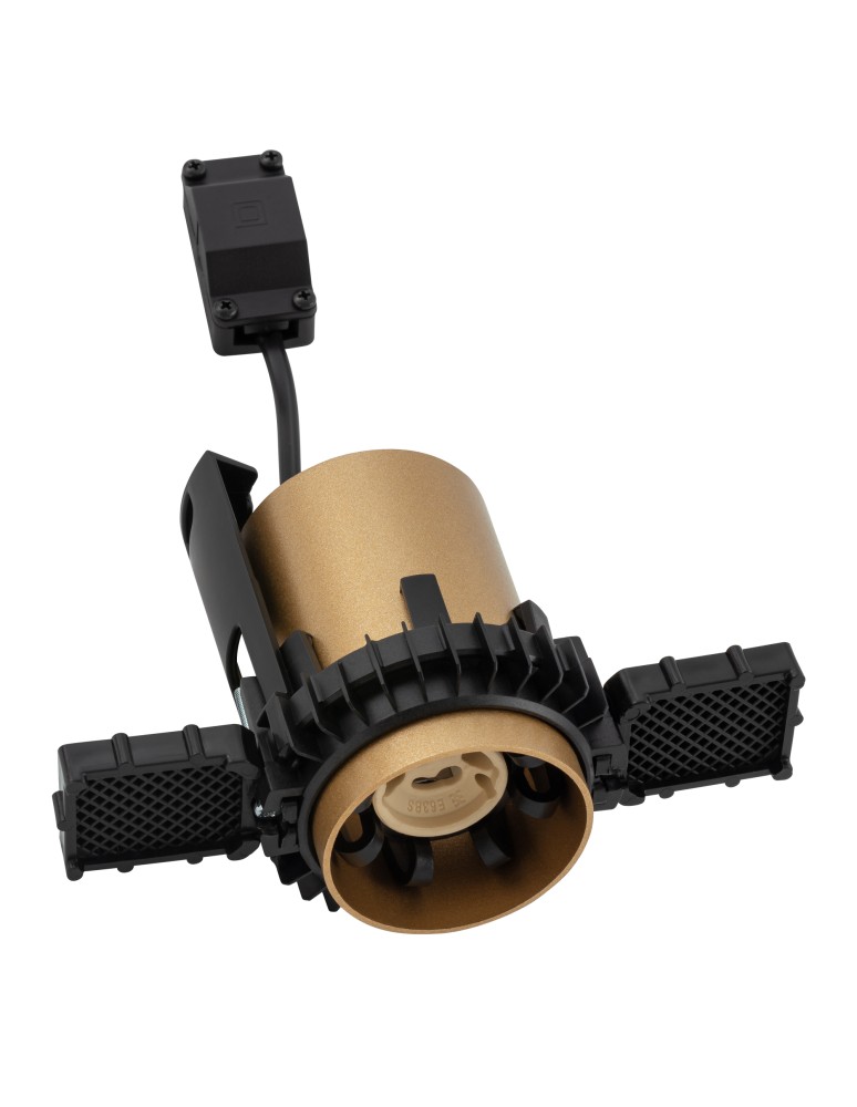 Nowodvorski MONO SLIDE TRIMLESS   Downlights   Podtynkowa  Max moc 10W only LED GU10 Satynowy złoty 10805