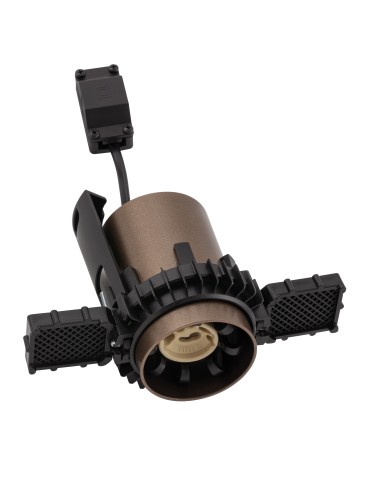 Nowodvorski MONO SLIDE TRIMLESS   Downlights   Podtynkowa  Max moc 10W only LED GU10 Satynowy czekoladowy 10806