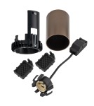 Lampy podtynkowe bezramkowe - trimless - Nowodvorski MONO SLIDE TRIMLESS   Podtynkowa Max moc 10W only LED GU10  Satynowy czekoladowy 10806 - product 3