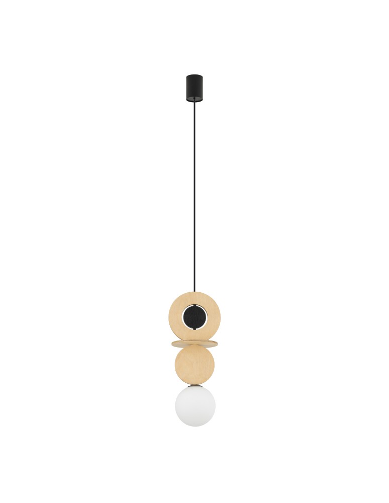 Nowodvorski DROPS WOOD A   Lampy sufitowe  Lampy wiszące  Max moc 12W only LED G9 Naturalne drewno 11173
