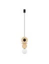 Nowodvorski DROPS WOOD A   Lampy sufitowe  Lampy wiszące  Max moc 12W only LED G9 Naturalne drewno 11173